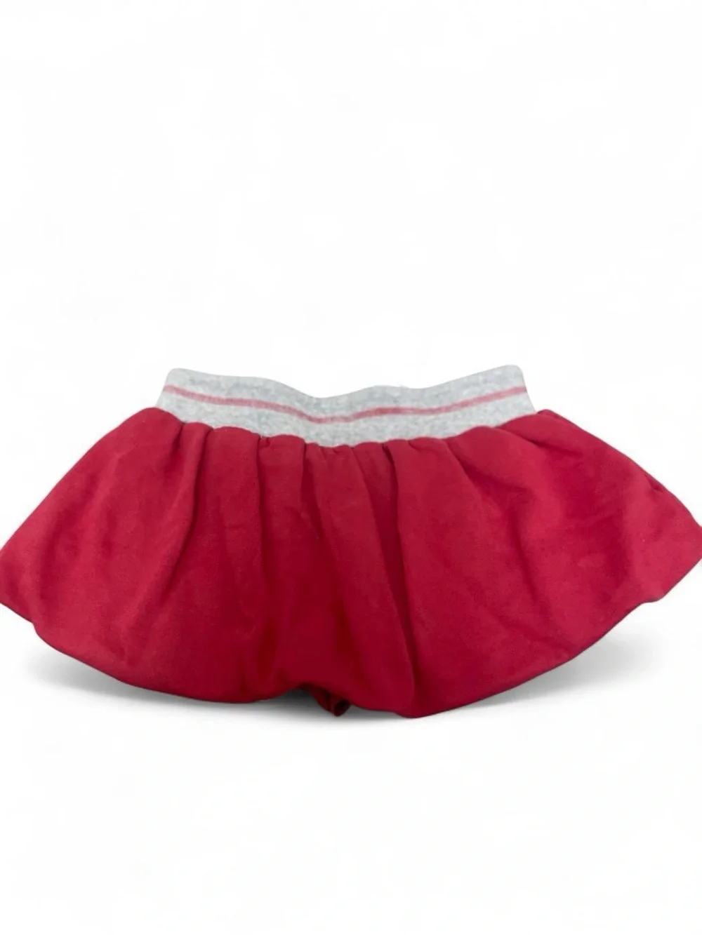 Out From Under Women’s Red Mini Skirt with Built in Shorts with Waistband Small